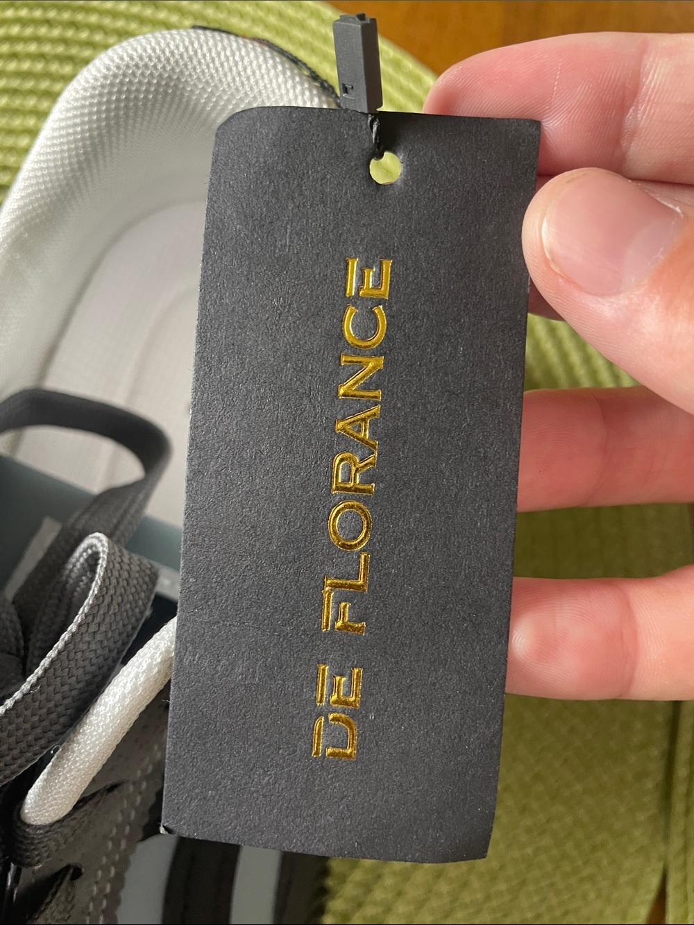 Gray Women's Athletic Sneakers with Black Accents - Unbranded - Picture 3 of 6